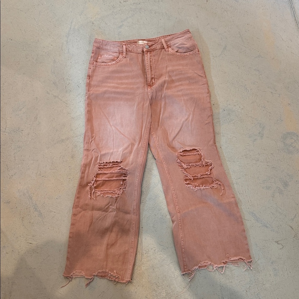 Altar'd State Blush Pink Jeans